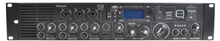 1 to 2 Zone 100V Mixer Amplifier with Media Player Bluetooth USB SD Card 240W